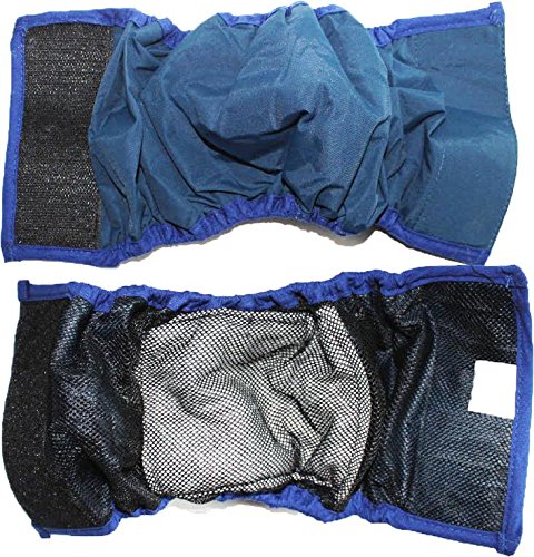 Dog Diaper for Male Belly Band Waterproof and Padded Lining Reusable Washable for Small and Big Large Dogs 1pcs (XXL - Waist 18" - 23")