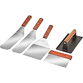 only fire Professional Barbecue Tool Kit Grill Griddle Tools Flat Top Griddle Accessories for Camping, Outdoor Hibachi, Backy