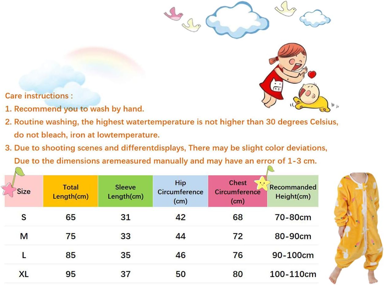 DEBAIJIA Baby Romper 0-2T Toddler Jumpsuit Newborn Onesies Footed Infant Pyjamas Kid Sleepsuit Child Pajamas Boy Girl Unisex (Blue-M) - Image 5