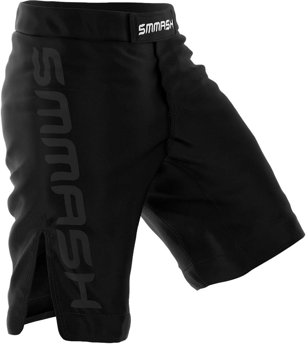 SMMASH Shadow 2.0 Shorts MMA Mens, Professional Sportswear, Antibacterial Material, Perfect to MMA, BJJ, Grappling, Krav Maga, Kick Boxing, UFC, Workout Shorts Made in Europe