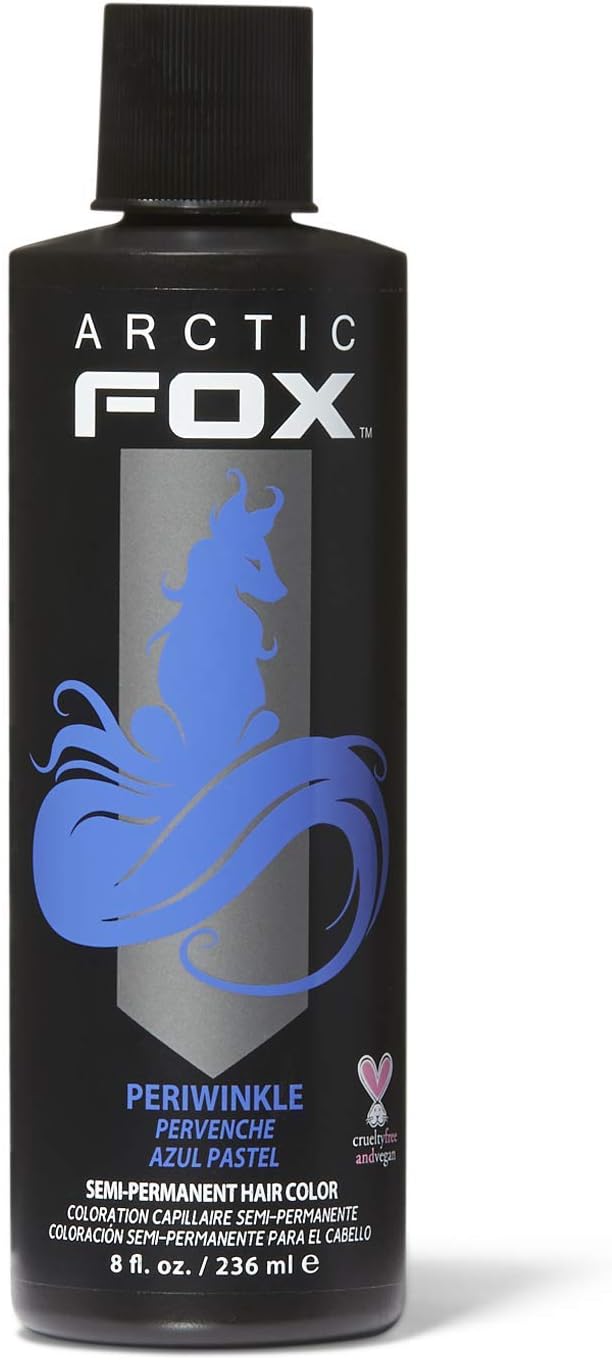 images Periwinkle Color Hair Dye arctic fox cruelty free 100 vegan semi permanent hair colour dye 236 ml periwinkle