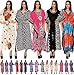Enimay Women's Fashion Summer Kaftan Dress Kimono Style Pull Over Top