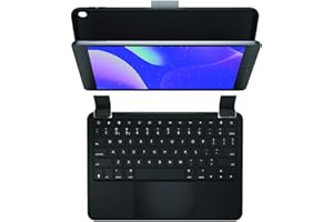Brydge 10.2 MAX+, Wireless Keyboard/Trackpad for iPad (8th & 7th Gen), Multi-Touch, MIL-STD-810G 4-Foot Drop Protection, Durable Polycarbonate/Rubber
