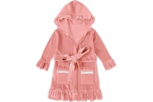 AIMAOMI Baby 𝐑obe Solid Bath𝐑obe Cotton Hooded Bath 𝐑obe Towel 𝐑obe 𝐏ajamas Dressing Gown for Wedding Baby