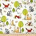 Robert Kaufman Kaufman Forest Fellow Racoons Wild Fabric By The Yard