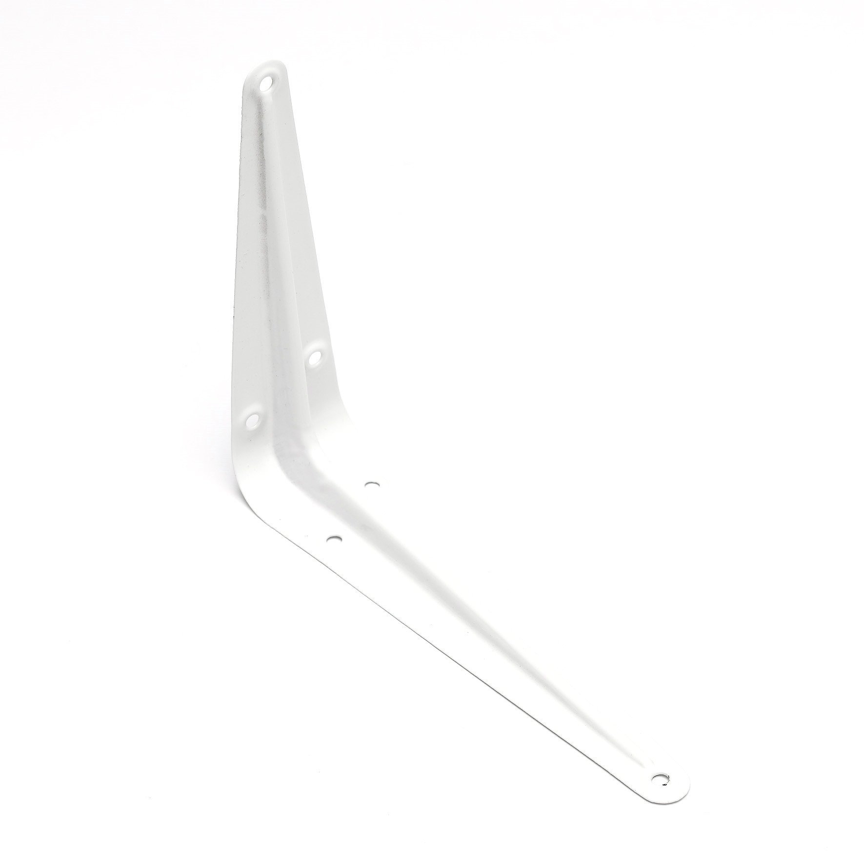 Merriway BH05652 (20 Pcs) London Style Shelf Bracket, White 250 x 200mm (10 x 8 inch), Load 20 kilogram - Pack of 20 Pieces