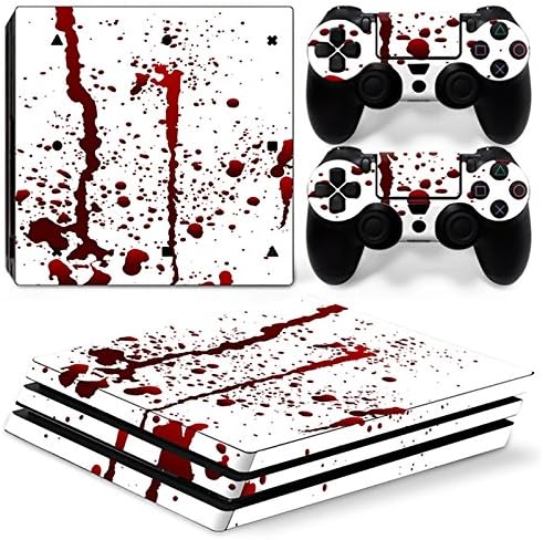 FYPRO Slim Vinyl Skin Decal Sticker For PS4 Pro Slim Console Controller