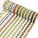 JPSOR 48 Rolls Washi Tape Set, 8mm Wide Decorative Masking Adhesive Tape Four Season Paper Tape, Great for DIY, Craft, Gift, Scrapbook-Decorative, Multi-Purpose (Colorful)