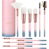 Makeup Brush Set with Case - 12 Pcs Makeup Brush Sets for Foundation Beauty Eyeshadow Blush Powder Concealer Contour Brushes 
