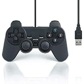 QUMOX Wired USB Gamepad Game Gaming Controller Joypad Joystick for PC Computer Laptop