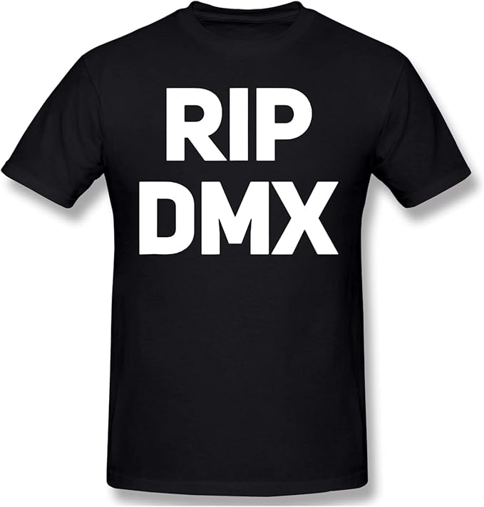 Amazon.com: Men's DMX T-Shirt Print Short Sleeve Shirt Crew Neck Tees Tops: Clothing