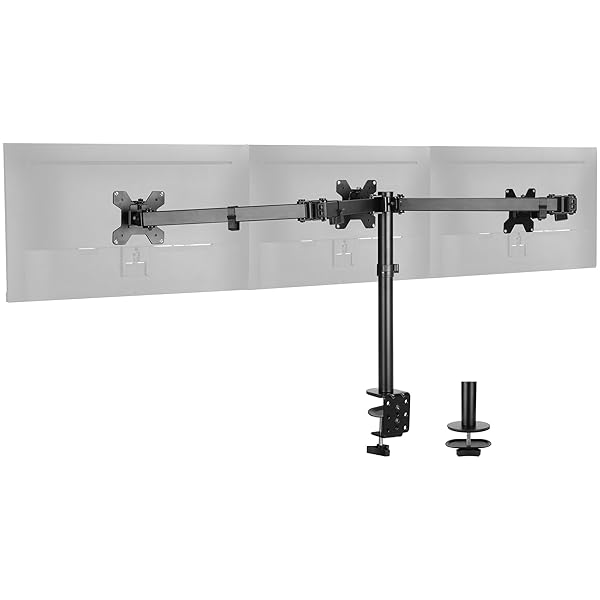 SIIG ARTICULATING TRIPLE MONITOR DESK MOUNT DESK MOUNT,...