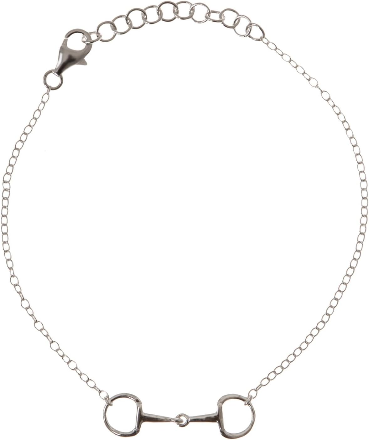 Carina Silver Snaffle Bit Bracelet - Horse Jewellery, Perfect Horse Gift