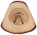 Enimay Western Outback Cowboy Hat Men's Women's Style Straw Felt Canvas Stone Brown One Size