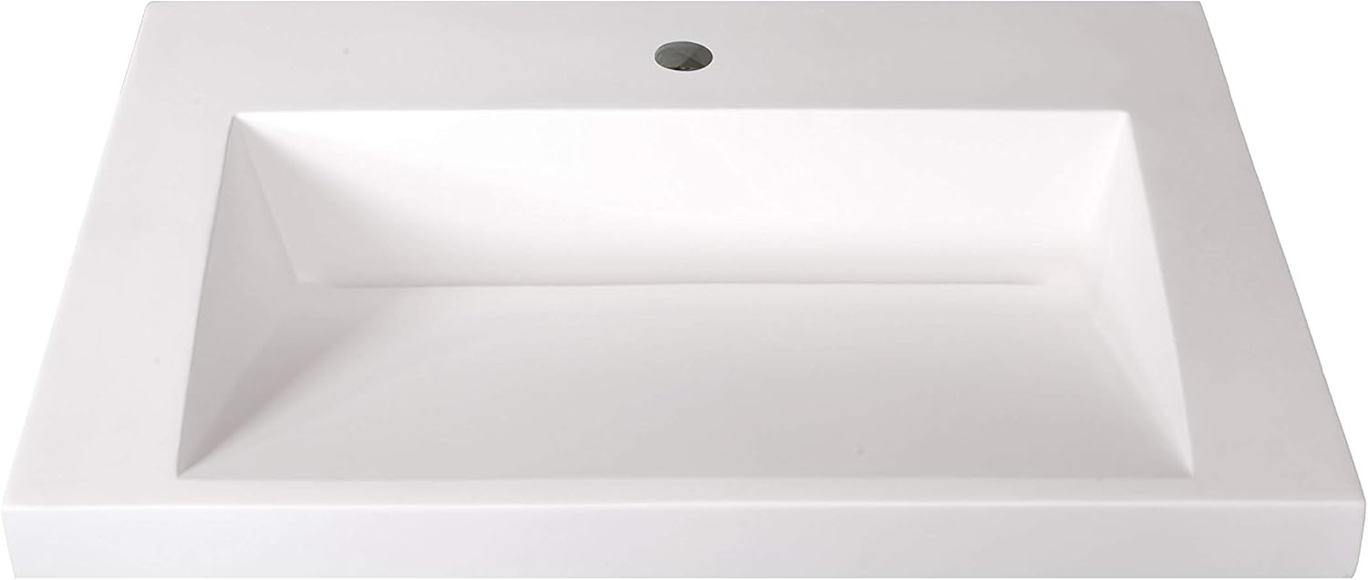 Ramp Sink Vanity Top 25 X 19 Amazon Com