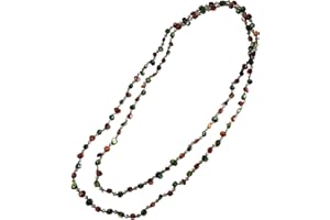 Colorful Irregular Beaded Long Necklace, Long Summer Beach Necklaces, Bohemian Statement Jewelry for Women