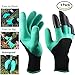 Garden Genie Gloves- Ultimate Sensitivity Working Gloves for Digging & Planting ,Gardening,Cleaning,Restoration Work, Easy to Dig & Plan ,Right Hand Sturdy Claws ,Unisex ,1 Pair