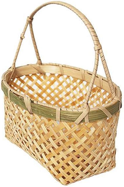 WSSZZ319 Cestas de bambú Productos Hechos a Mano Arreglos Florales