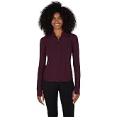 Yogalicious Womens Ultra Soft Lightweight Full Zip Yoga Jacket with Pockets