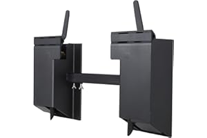 Universal Skid Steer Quick Tach Adapter, Conversion Mount Plate for Kubota with 9.8 Inch Adjustable Cross Brace, 4000 lbs Wei