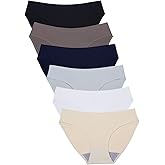 Wealurre Seamless Underwear Invisible Bikini No Show Nylon Spandex Women Panties