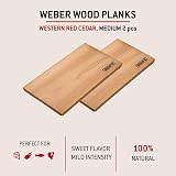 Weber Cedar Wood Smoking Planks Medium 2-Pack 30 x 15 cm for BBQ view 4