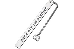 XPENMULBOJA Funny Bookmarks FCK Off I'm Reading - Gifts for Booklovers Friends Son Daughter, Birthday Christmas Gift Bookmark for Family Writers Teachers, Graduation Holiday Stocking Stuffers Present I'm Reading
