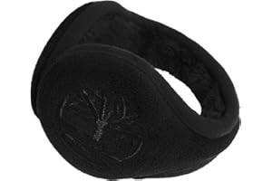 Timberland Men’s Foldable Tree Logo Ear Muffs - One Size, Soft Inner Cushion for Warmth, Easy to Carry, Cold Weather Fit