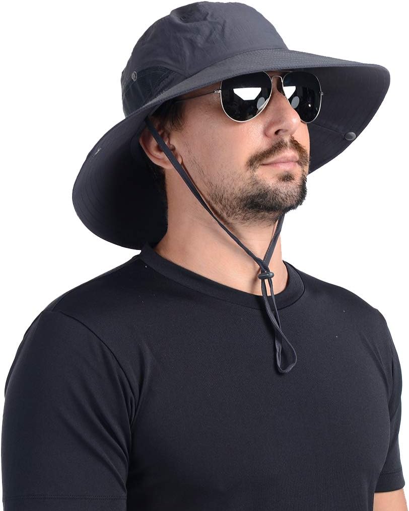 USHAKE Bucket Hat, Safari Hat UPF 50+ Sun Hat Boonie Hat Cap for Outdoor