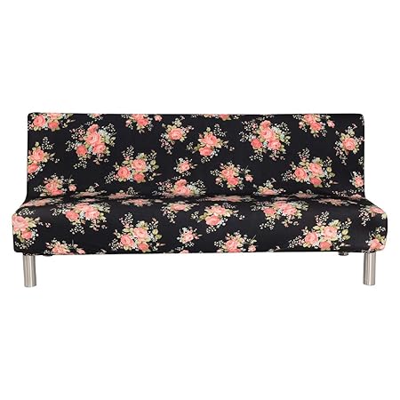 PengXiang Futon Sofa Überwürfe, Muti Farbe Elastische Armless Sofa Überzug für Sofalänge von 180-210cm*110-130cm