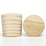 Weysat 2 Pcs Wine Barrel Cork Plug Stopper 2 Inch