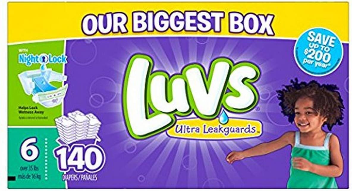 amazon luvs diapers