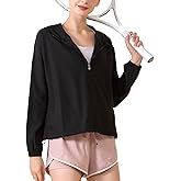 altiland Workout Zip Up Hoodie Jackets for Women, Lightweight Athletic Yoga Gym Running Shirts with Pockets UPF 50+