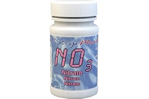 Industrial Test Systems eXact 486655 Micro NO3 Nitrate Strips, 0-45 ppm Detection Range (Bottle of 50)