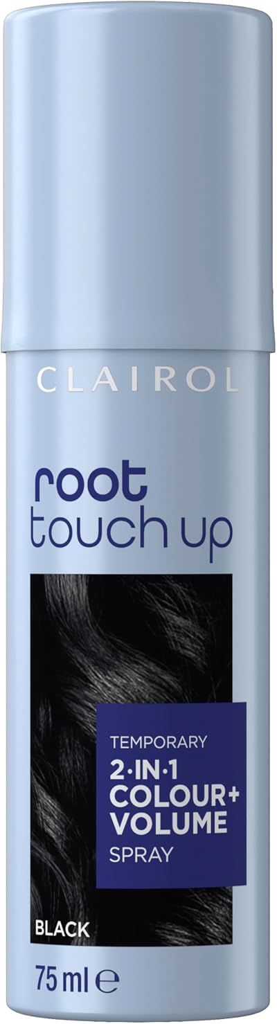 Clairol Root Touch Up Color + Volume 2 in 1 Spray Black 75ml