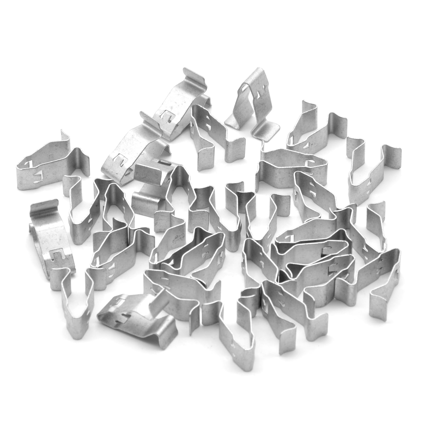 Photo 1 of HAOTOM 30Pcs Front Seat Back Panel Spring Buckle Clips Trim Metal 22mm Compatible for Audi A4 B6 B7 A3 A6 A8 Q3 Q7 for Volkswagen VW Golf Jetta for Bentley New Continental GT 8Z0867276