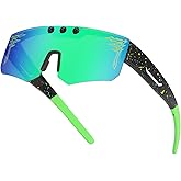 ACEXPNM Polarized Fit Over Glasses Flip Up Sunglasses for Men Women, Wrap Around Goggles for Driving Cycling Fishing