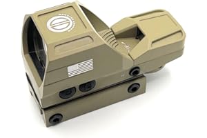 DD DAGGER DEFENSE Veteran Owned Company-DD119X Battle Flag Red Dot Reflex Sight Scope, (Not for Pistol Slide Mounting) Reflex Sight Optic red dot Sight