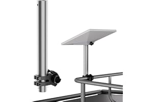 Starlink Mini Mount, RV Roof Rack Mount Kit for Starlink Mini Compatible with Original Pipe Adapter for Horizontal Pole Mount