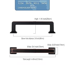 9BUILD 20 Pack 3.75 Inch Kitchen Cabinet Handles