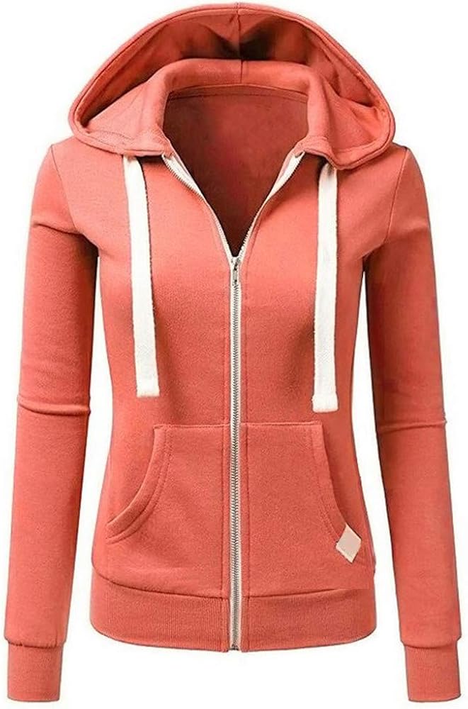 ladies lightweight zip up hoodies
