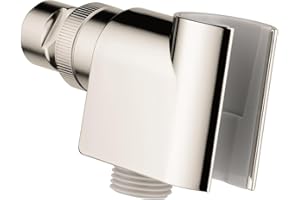 hansgrohe Easy Install Handheld Shower Head HolderModern in Polished Nickel, 04580830