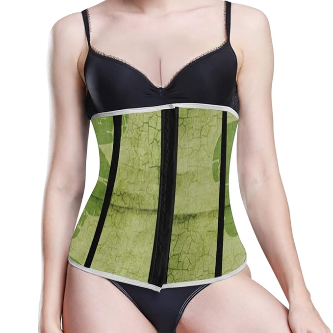 Clover With Four Leaves Vintage Women Waist Trainer Body