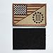 SpaceAuto USA American Flag w/ Three Percenter 3% Military Tactical Morale Badge Decorative Emblem Patch 3