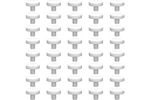 Saricho Ceramic White Coralline Coral frag Plugs Coral frag Base Round/Big Size Round/Hexagon (round24mm40pcs)