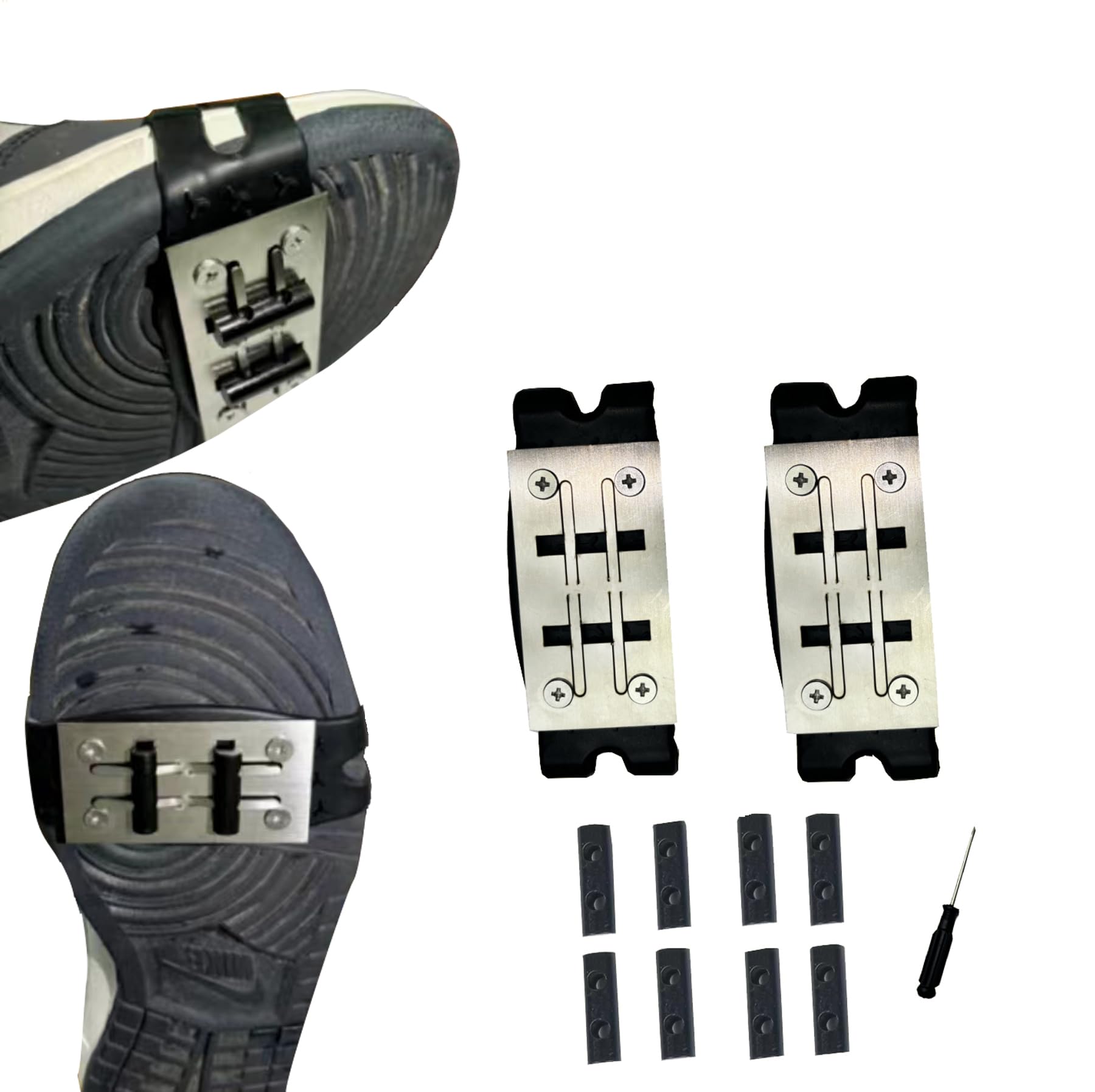 SLYHHZHMY Fire Stone Set for Shoes Skateboard Wind Turbine Bicycle Pedal Brake Spark Grinding Sole Shoe Flint(1)