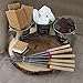 Tripworthy Marshmallow Roasting Sticks with 10 Bamboo Skewers (Kid Friendly) - Set of 8 Stainless Steel Roasting Sticks for Campfire and Fire Pit - Smores, Hot Dogs and More