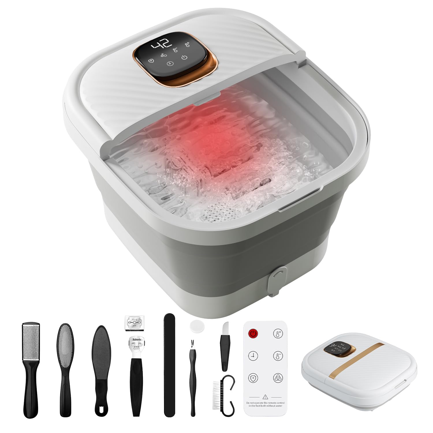 Collapsible Foot Spa with