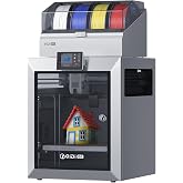 QIDI Q2 Combo Multi-Color 3D Printer, 65℃ Heated Chamber and 370℃ Nozzle | ultra air filtration, 600mm/s high speed, AI camera, full auto leveling, 270x270x256mm build volume, unbox to print in 10 min