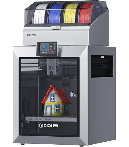 QIDI Q2 Combo Multi-Color 3D Printer, 65℃ Heated Chamber and 370